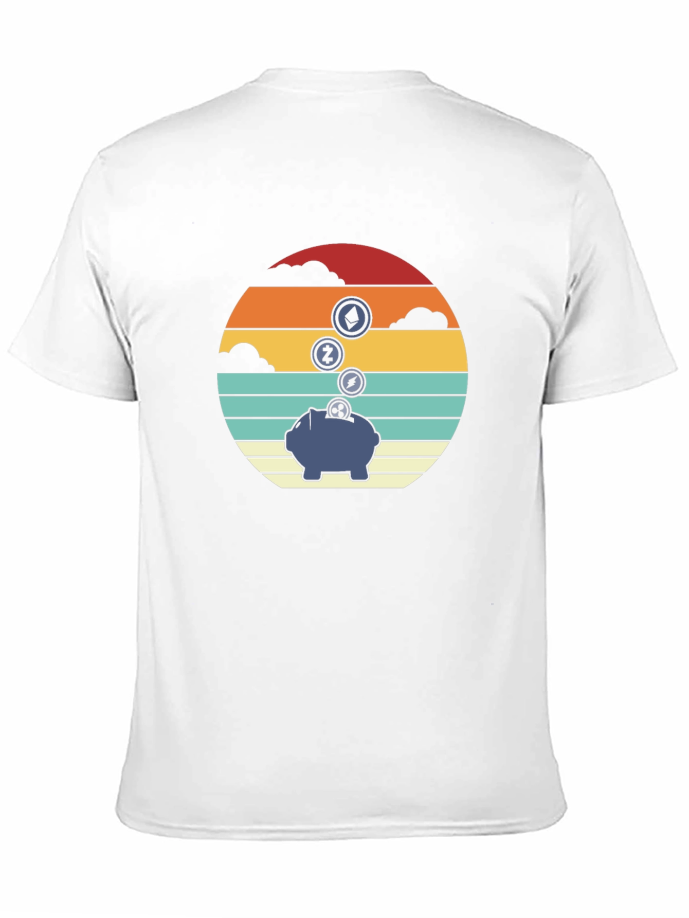 Crypto Piggy Bank Graphic Tee - Black