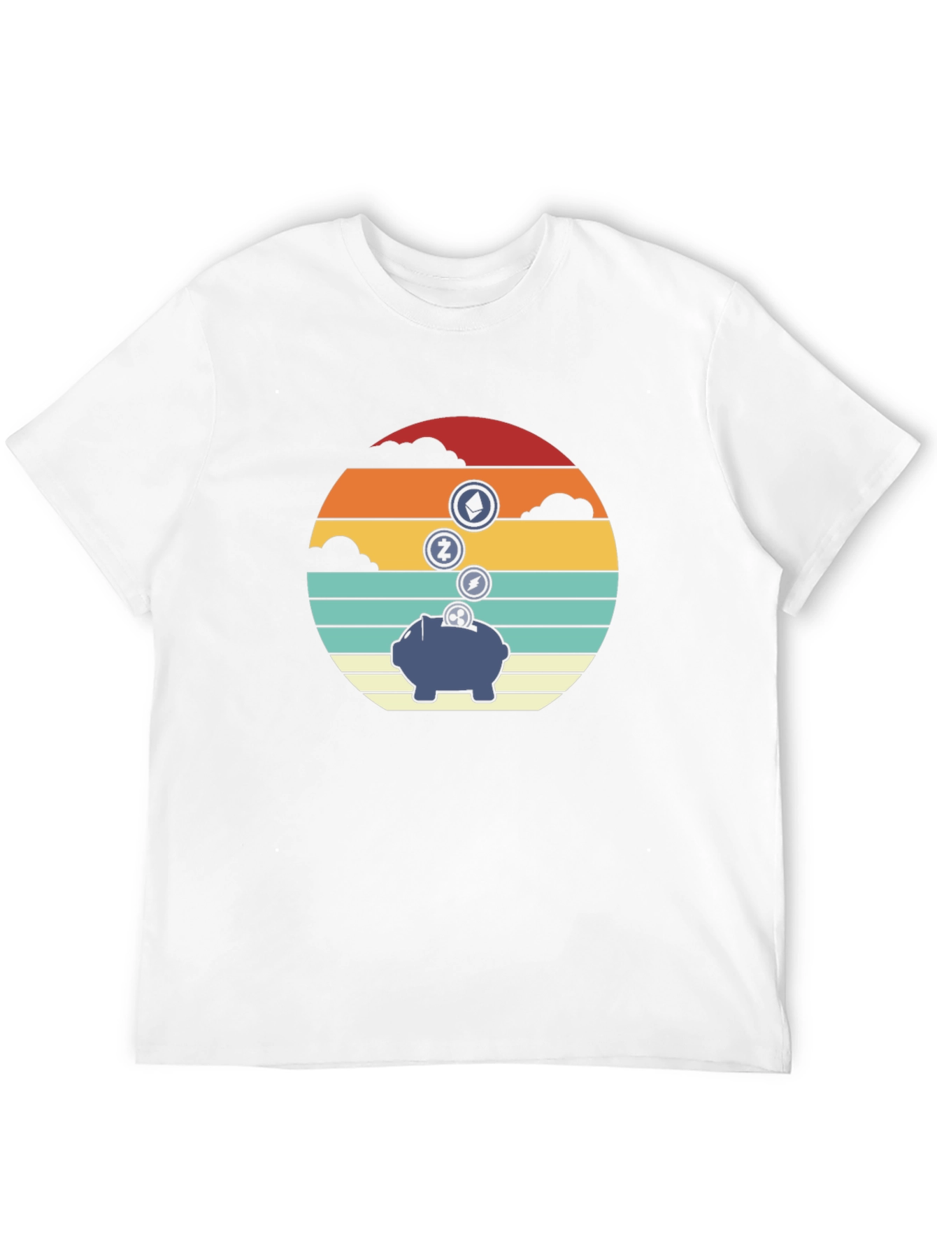 Crypto Piggy Bank Graphic Tee - Black