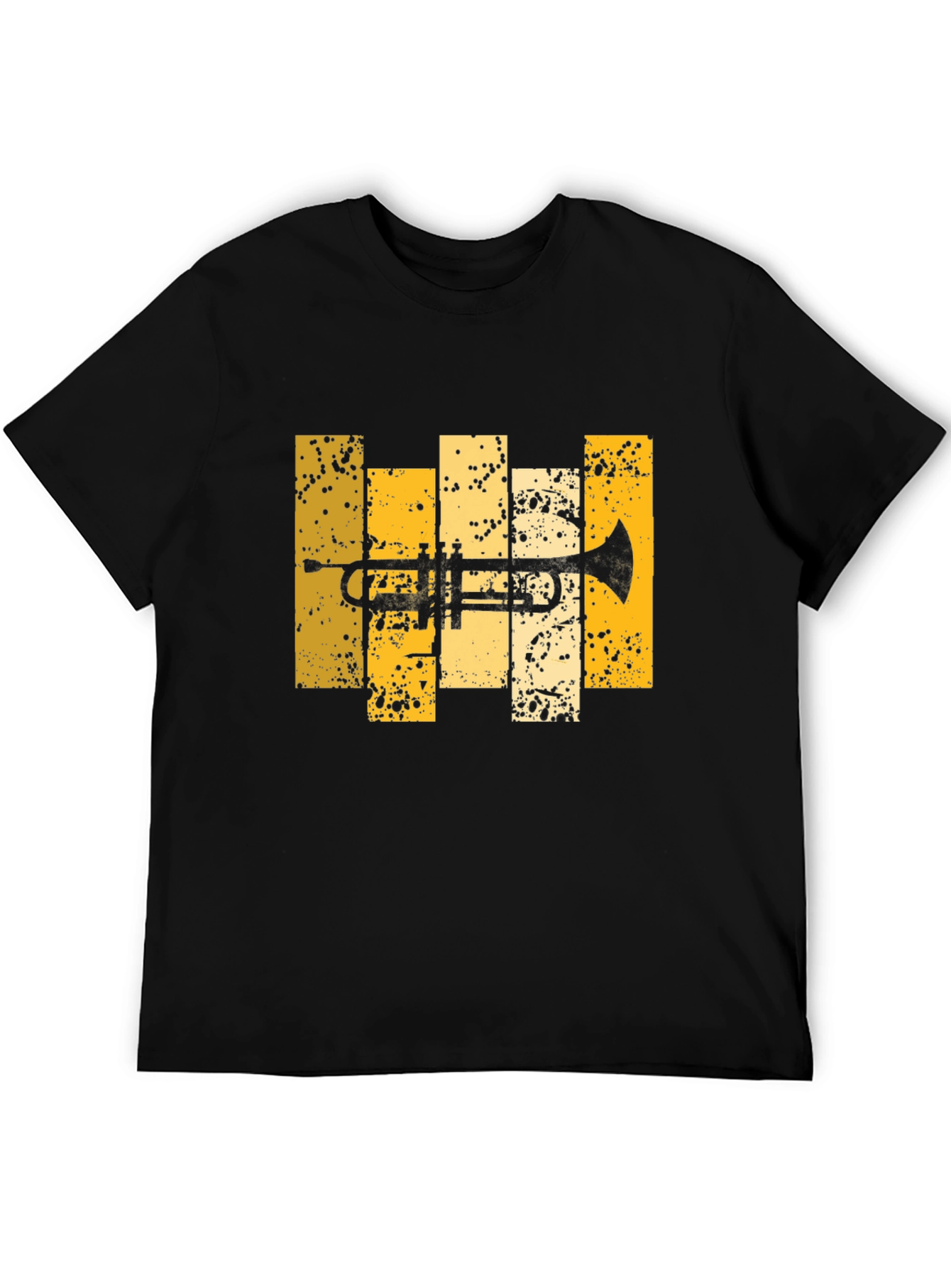 Trumpet Graphic Tee - Black Cotton Blend