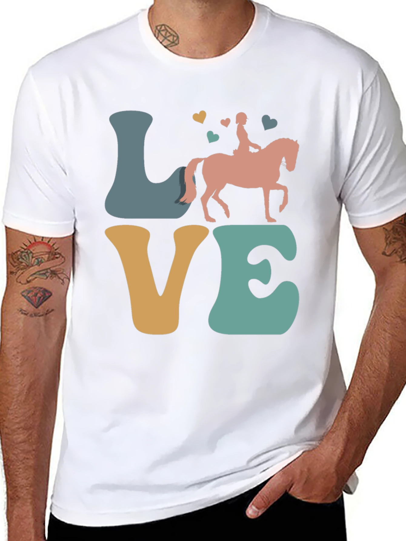 Equestrian Love Graphic T-Shirt