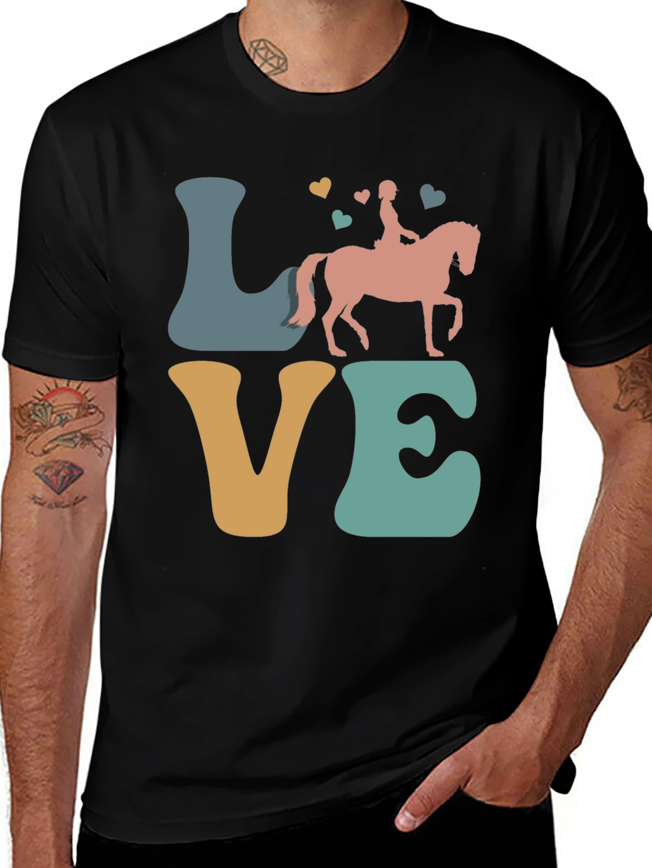 Equestrian Love Graphic T-Shirt