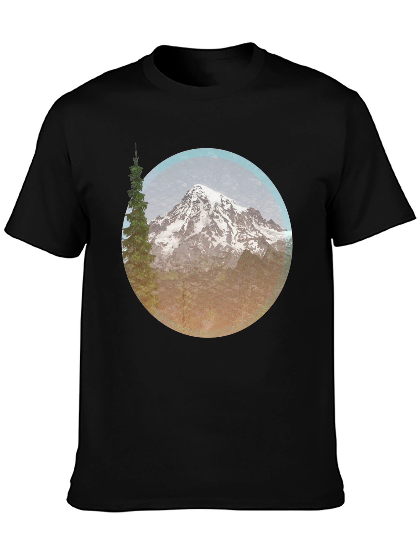 Mountain Peak Graphic Tee - Nature Inspired