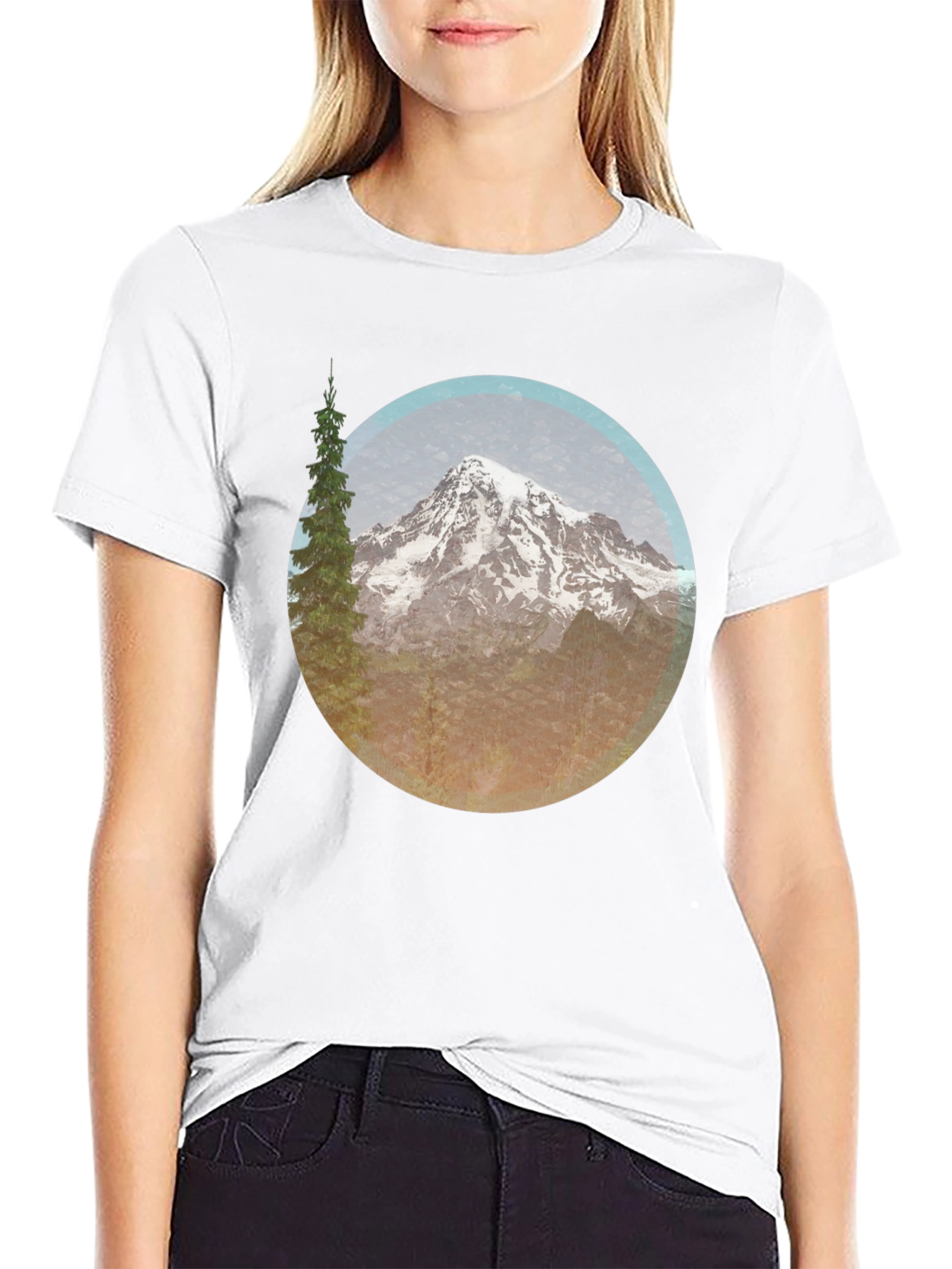 Mountain Peak Graphic Tee - Nature Inspired
