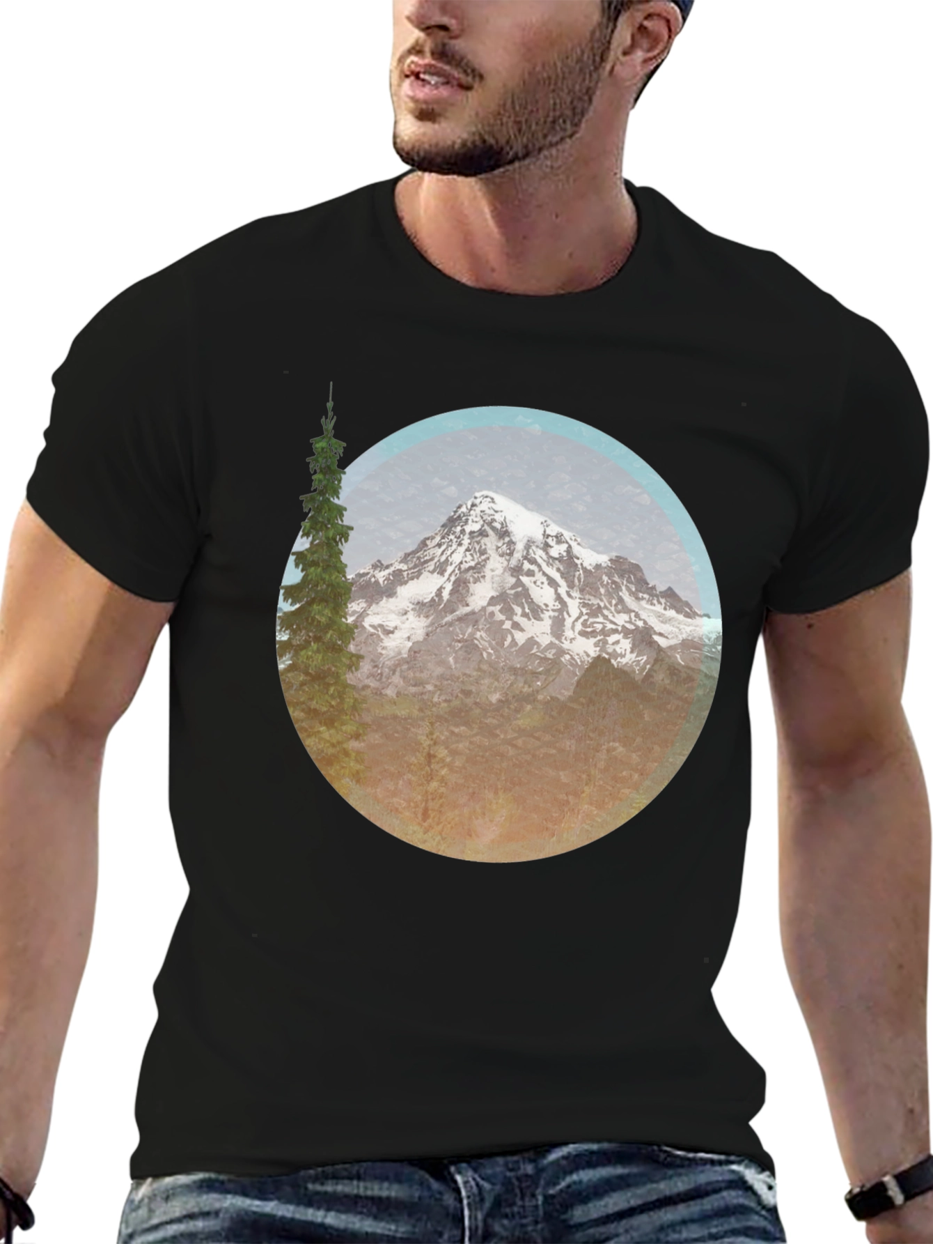 Mountain Peak Graphic Tee - Nature Inspired