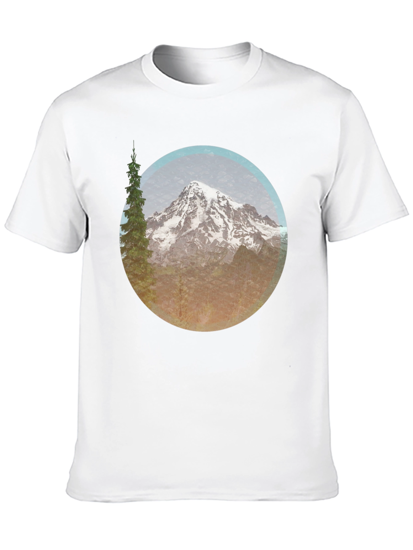 Mountain Peak Graphic Tee - Nature Inspired
