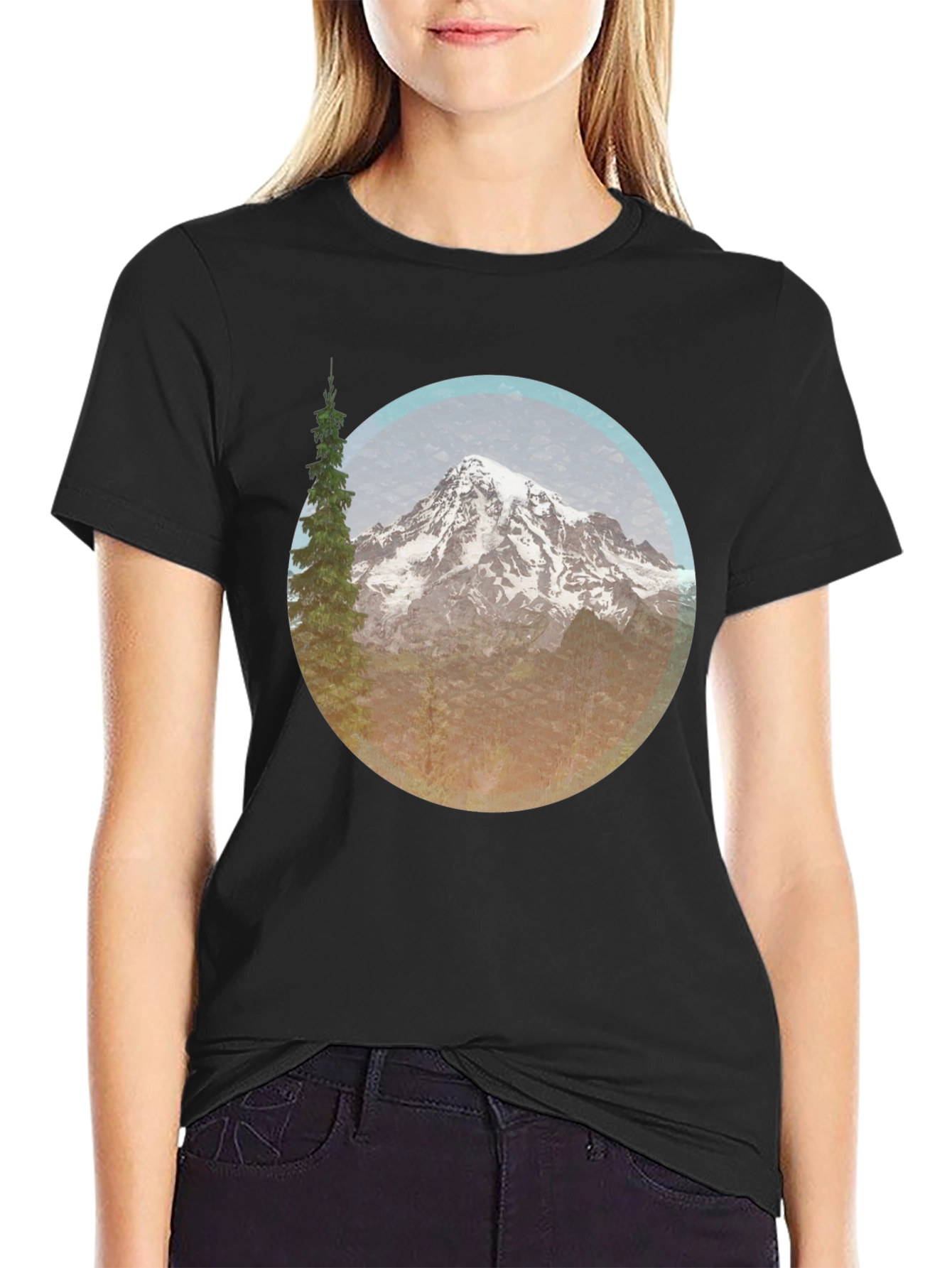 Mountain Peak Graphic Tee - Nature Inspired