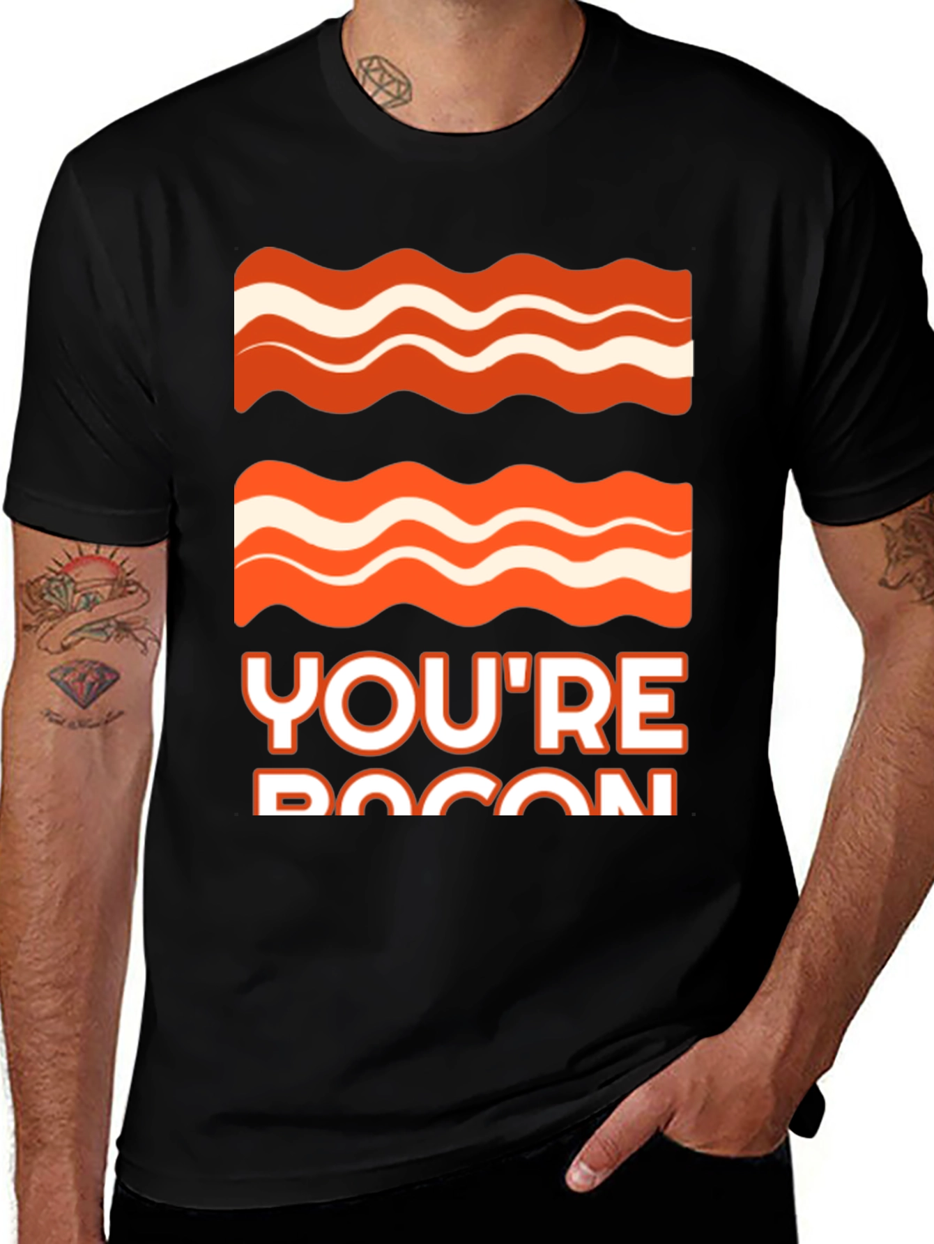Bacon Graphic Tee - Youre Bacon Funny T-Shirt