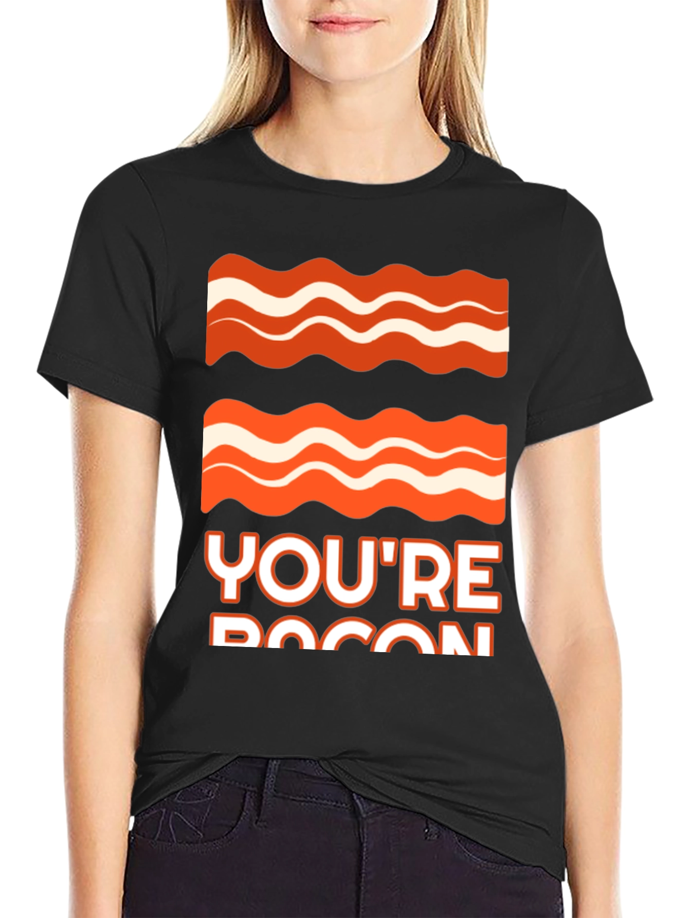 Bacon Graphic Tee - Youre Bacon Funny T-Shirt