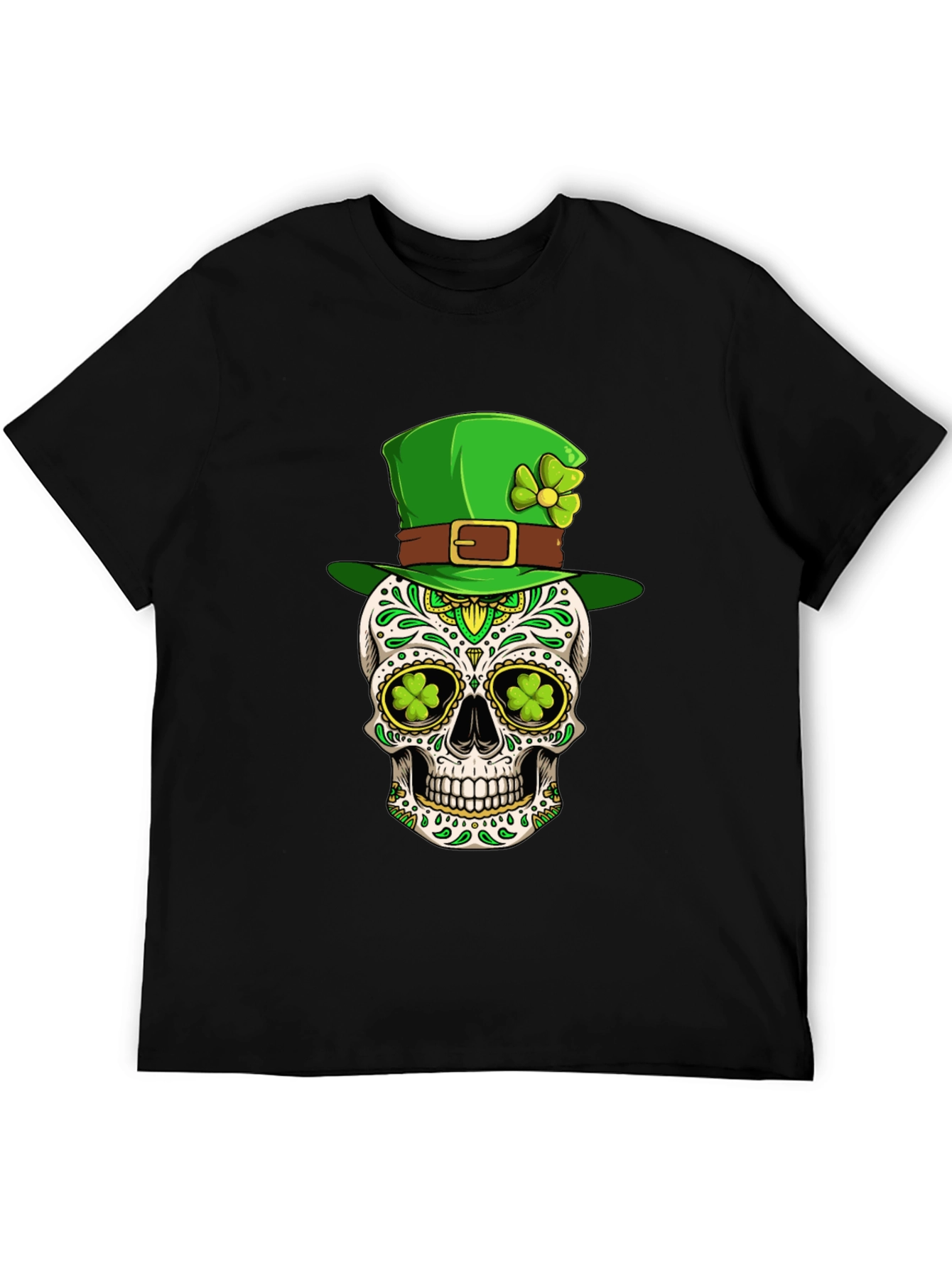 St. Patricks Day Skull T-Shirt