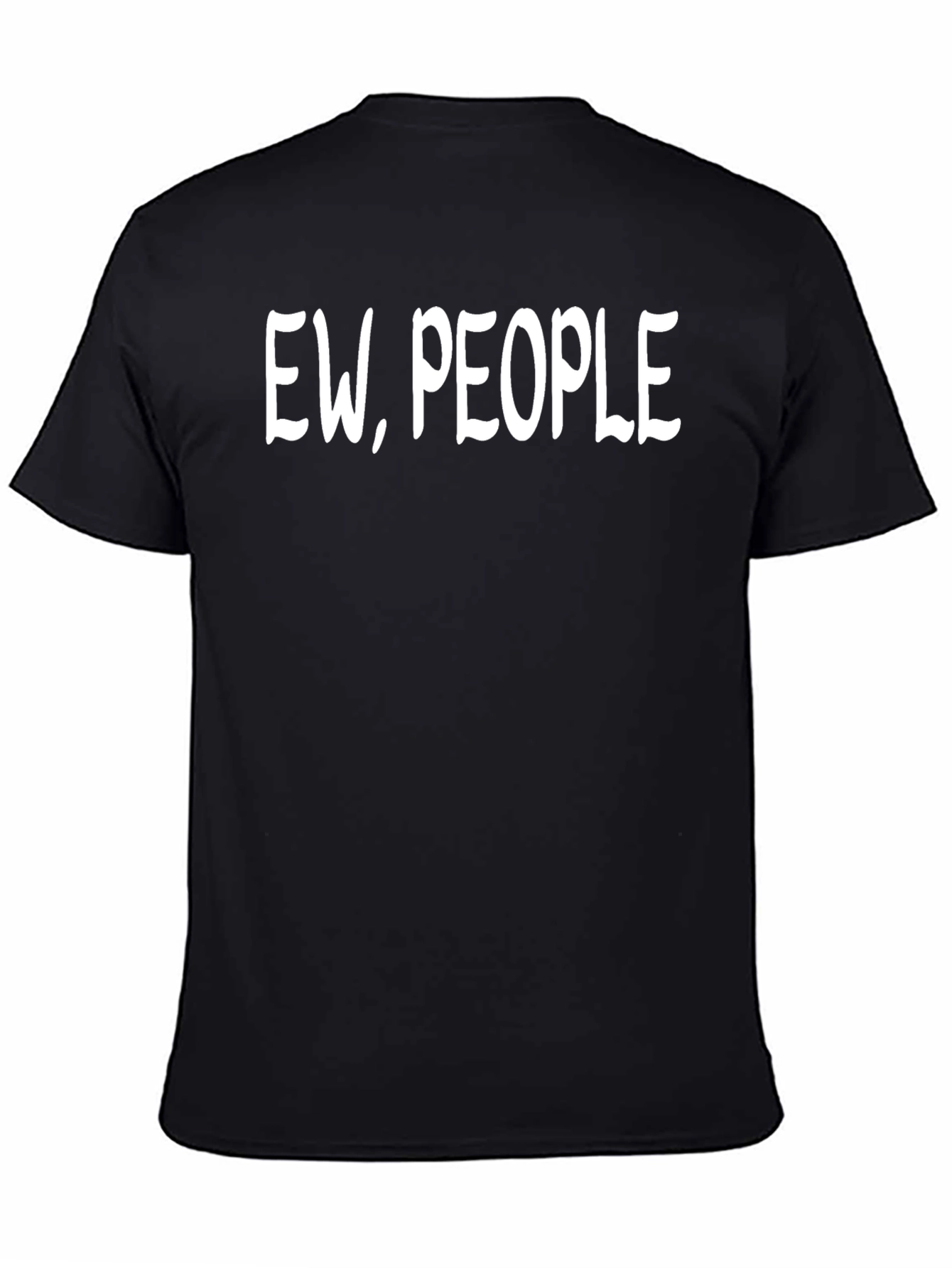 Ew People Black Graphic T-Shirt