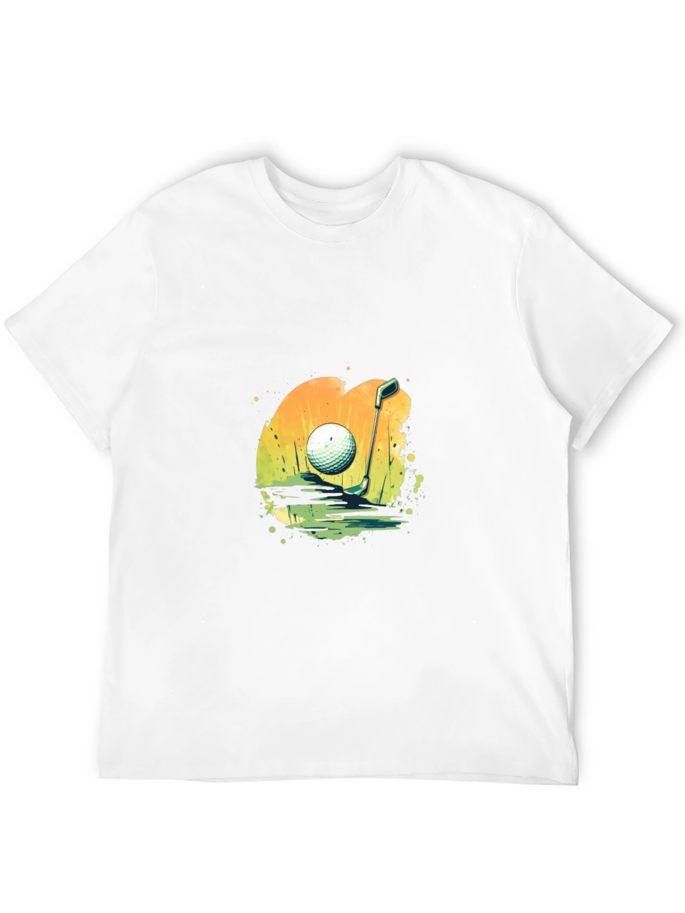 Golf Ball Graphic Tee - Sporty Black T-Shirt