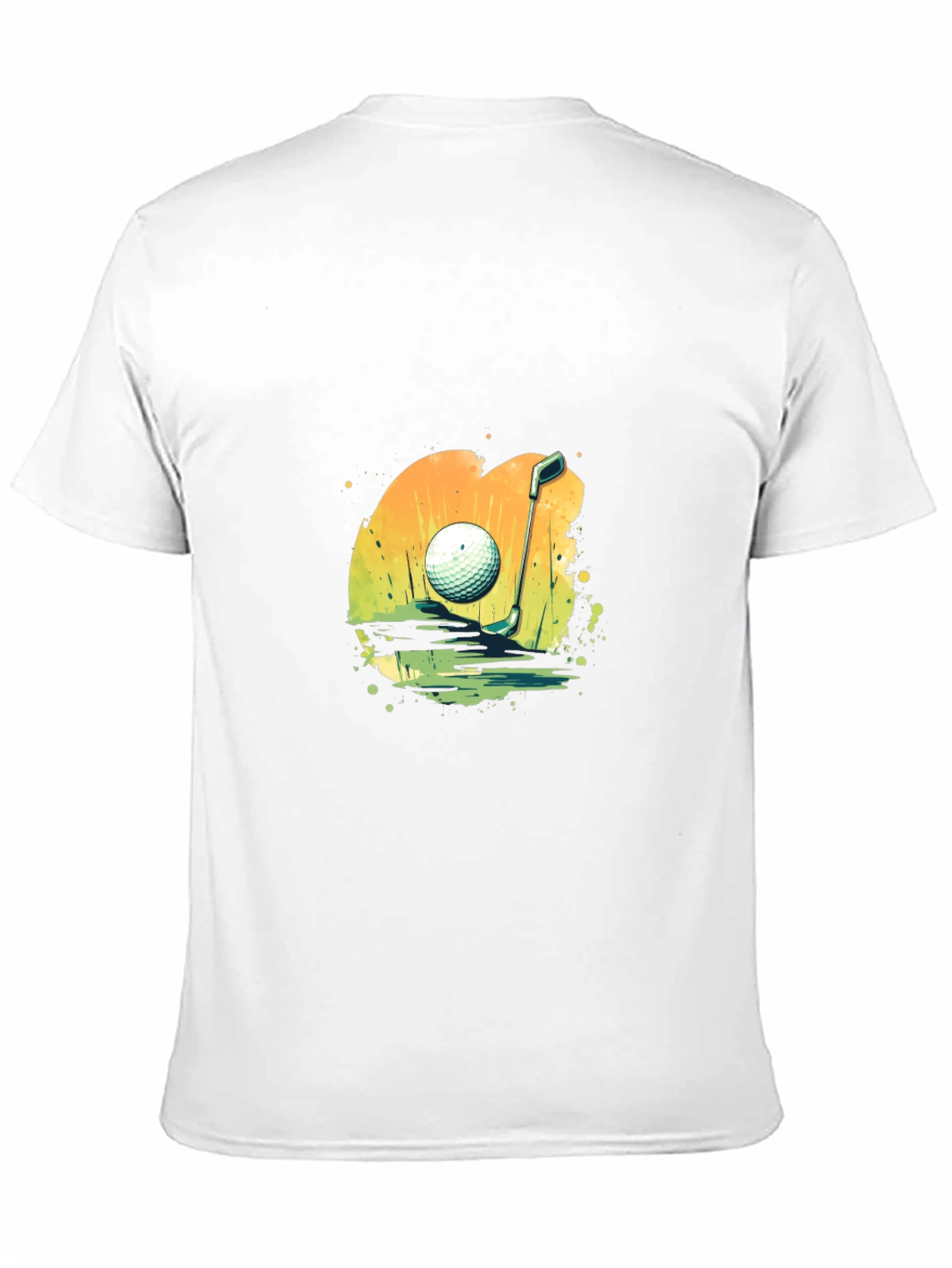 Golf Ball Graphic Tee - Sporty Black T-Shirt