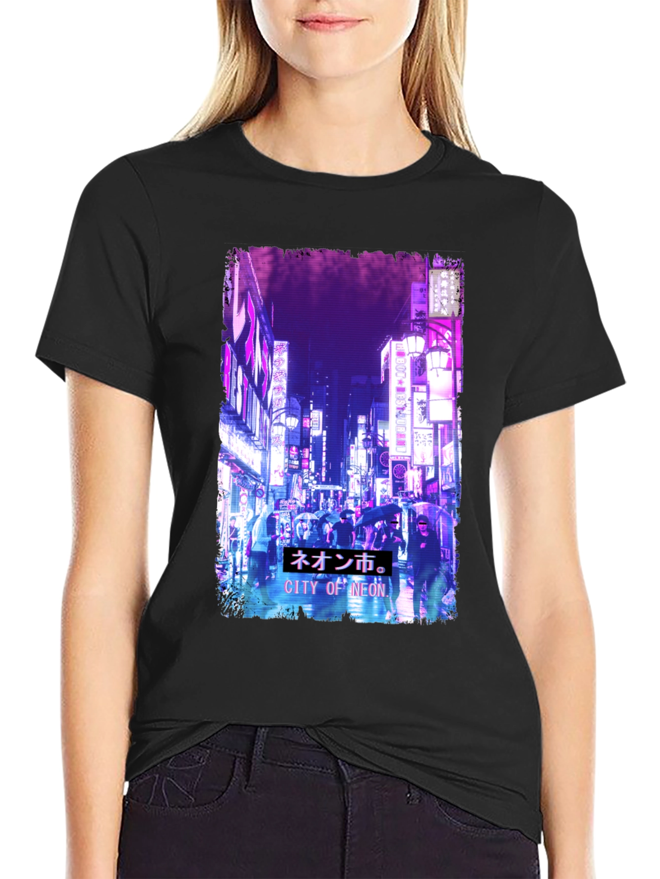 City of Neon Graphic Tee