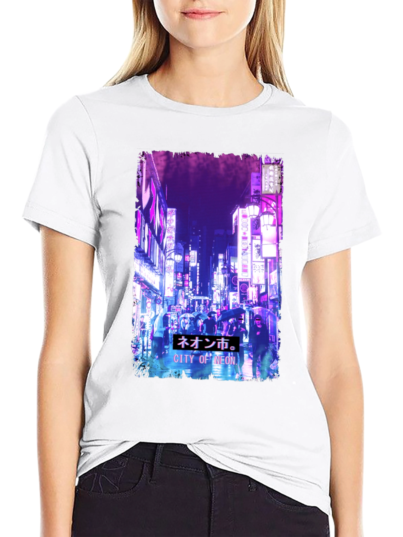 City of Neon Graphic Tee