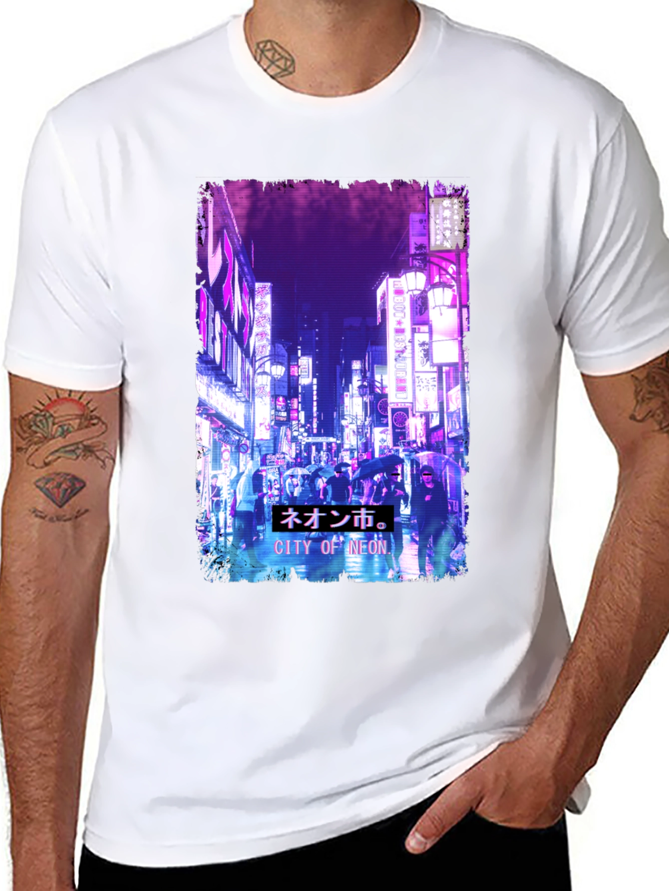 City of Neon Graphic Tee