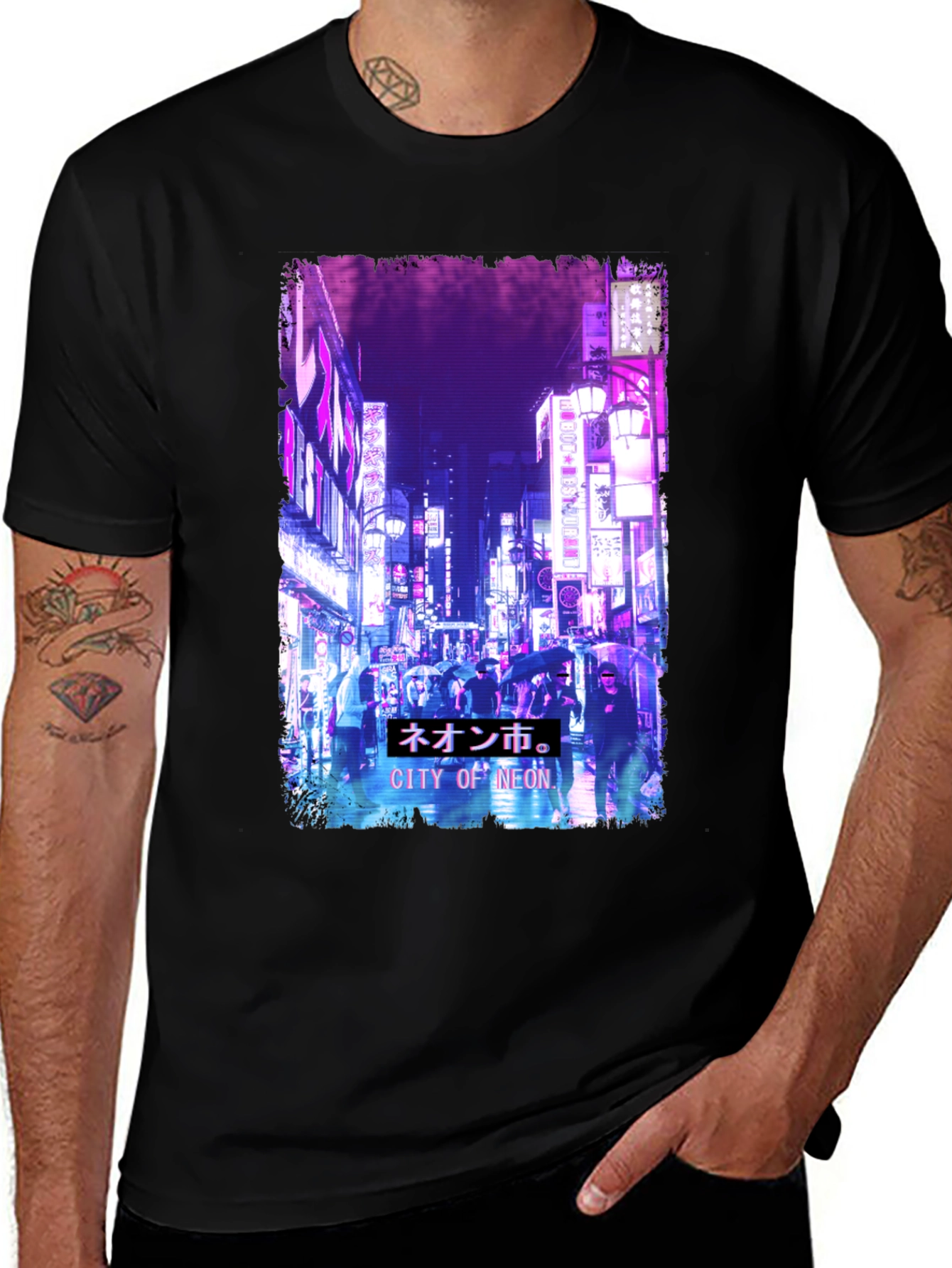 City of Neon Graphic Tee