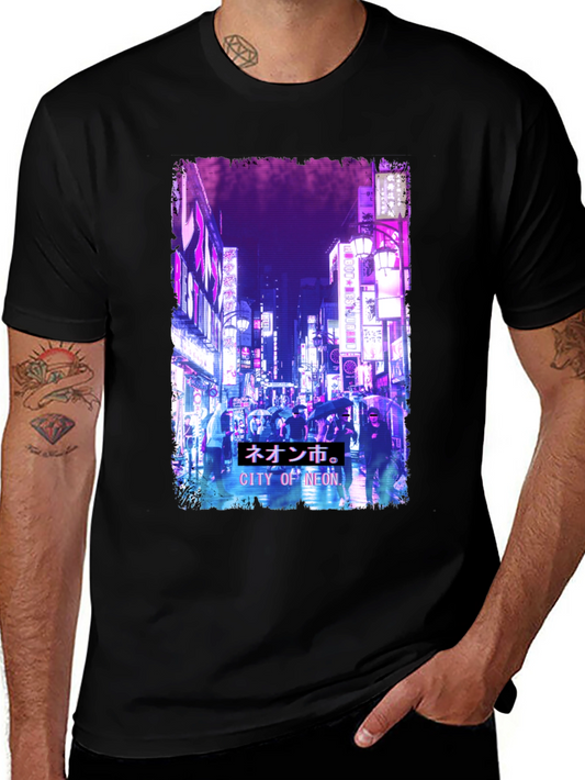 City of Neon Graphic Tee