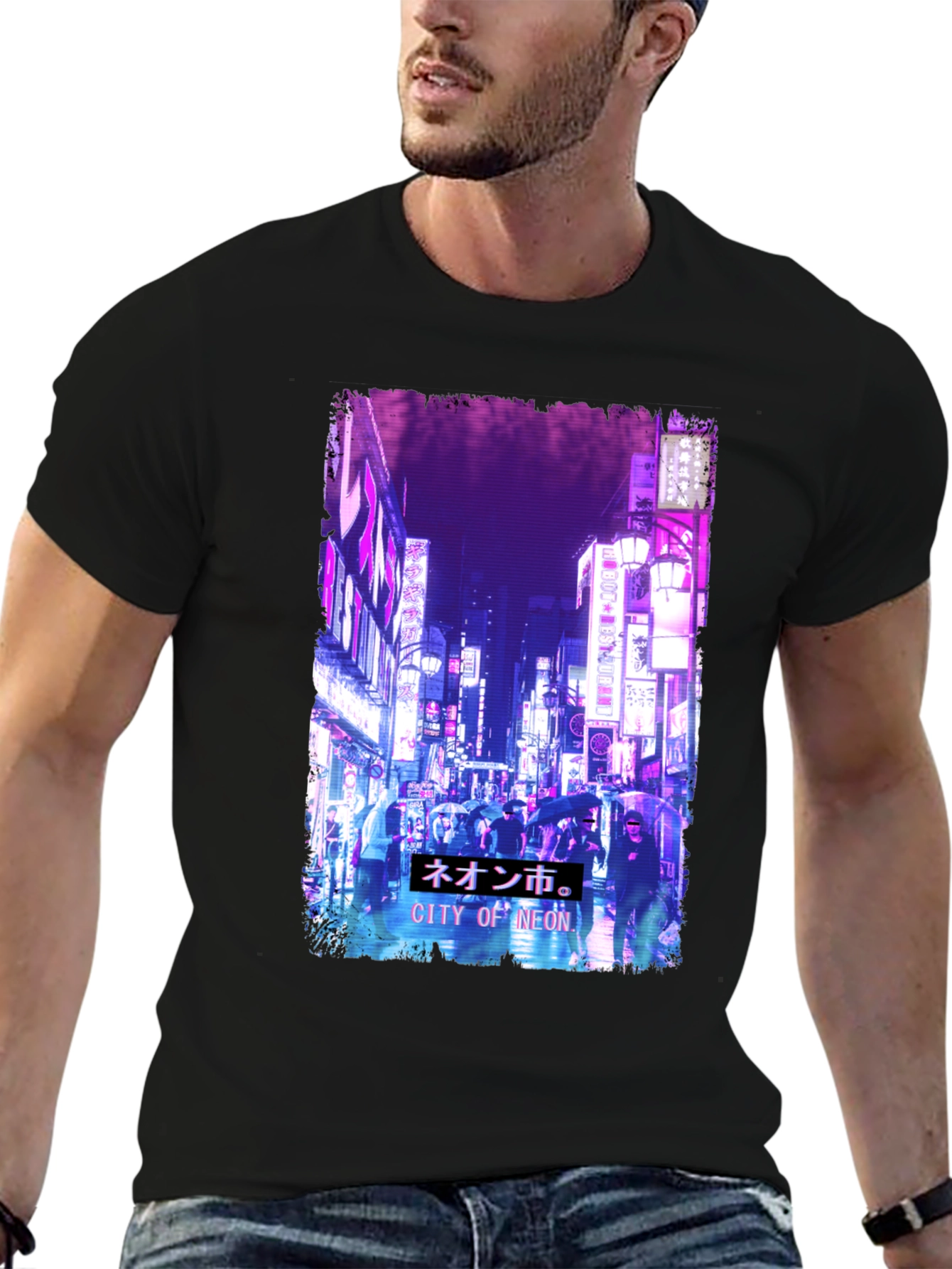 City of Neon Graphic Tee