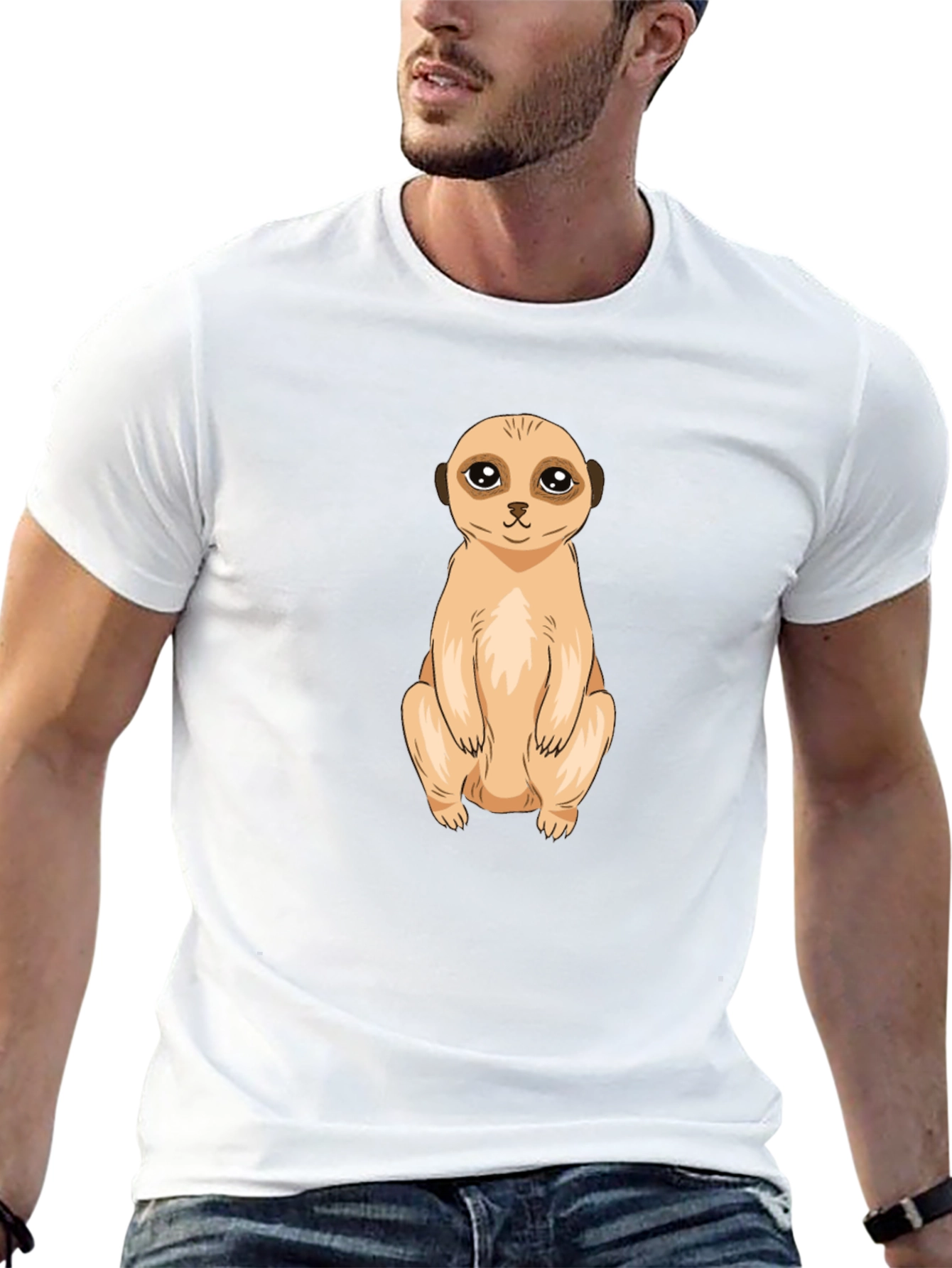 Meerkat Graphic Print Tee
