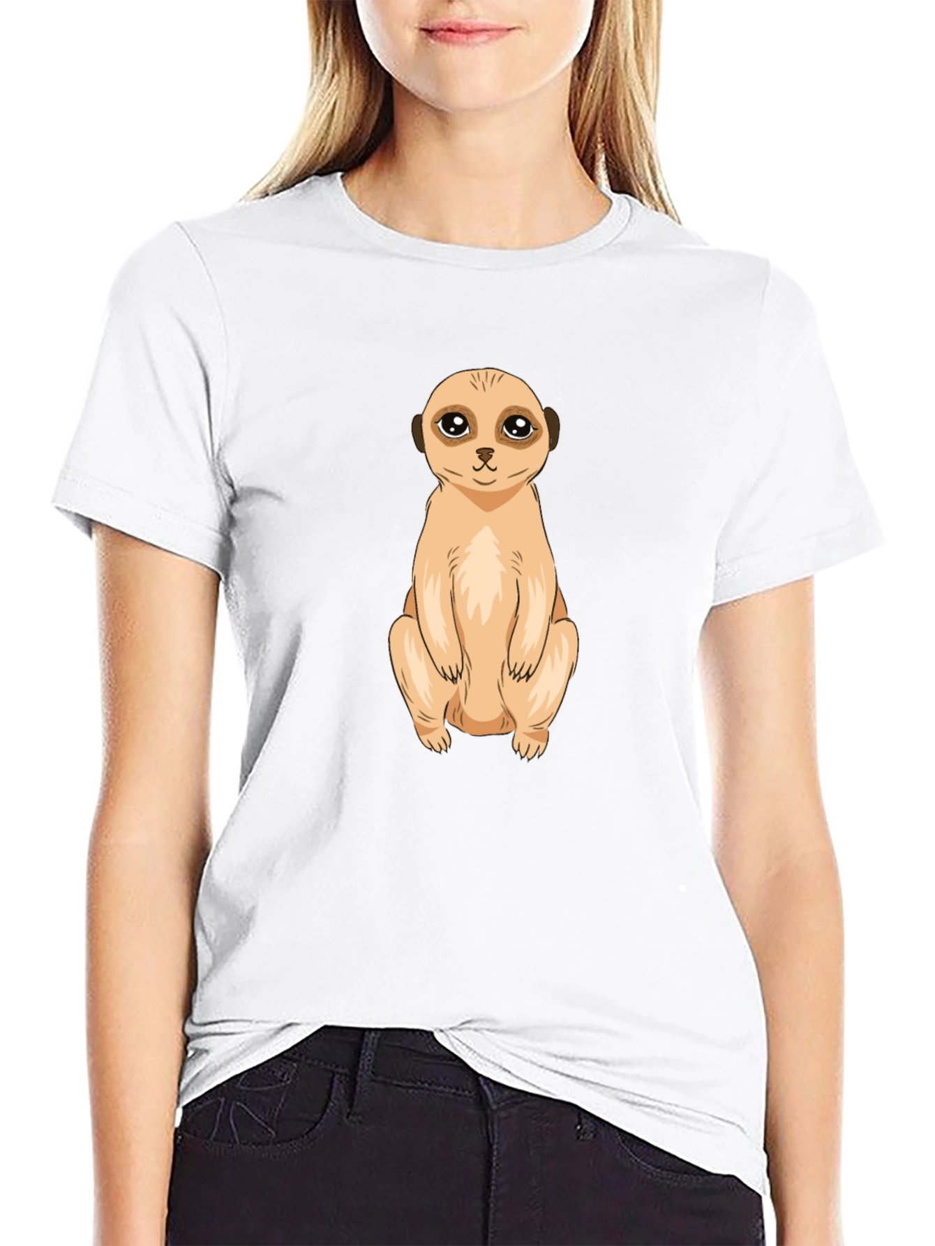 Meerkat Graphic Print Tee