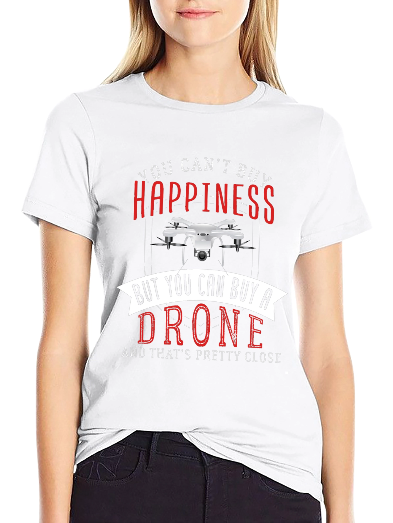Drone T-Shirt - Happiness & Drones