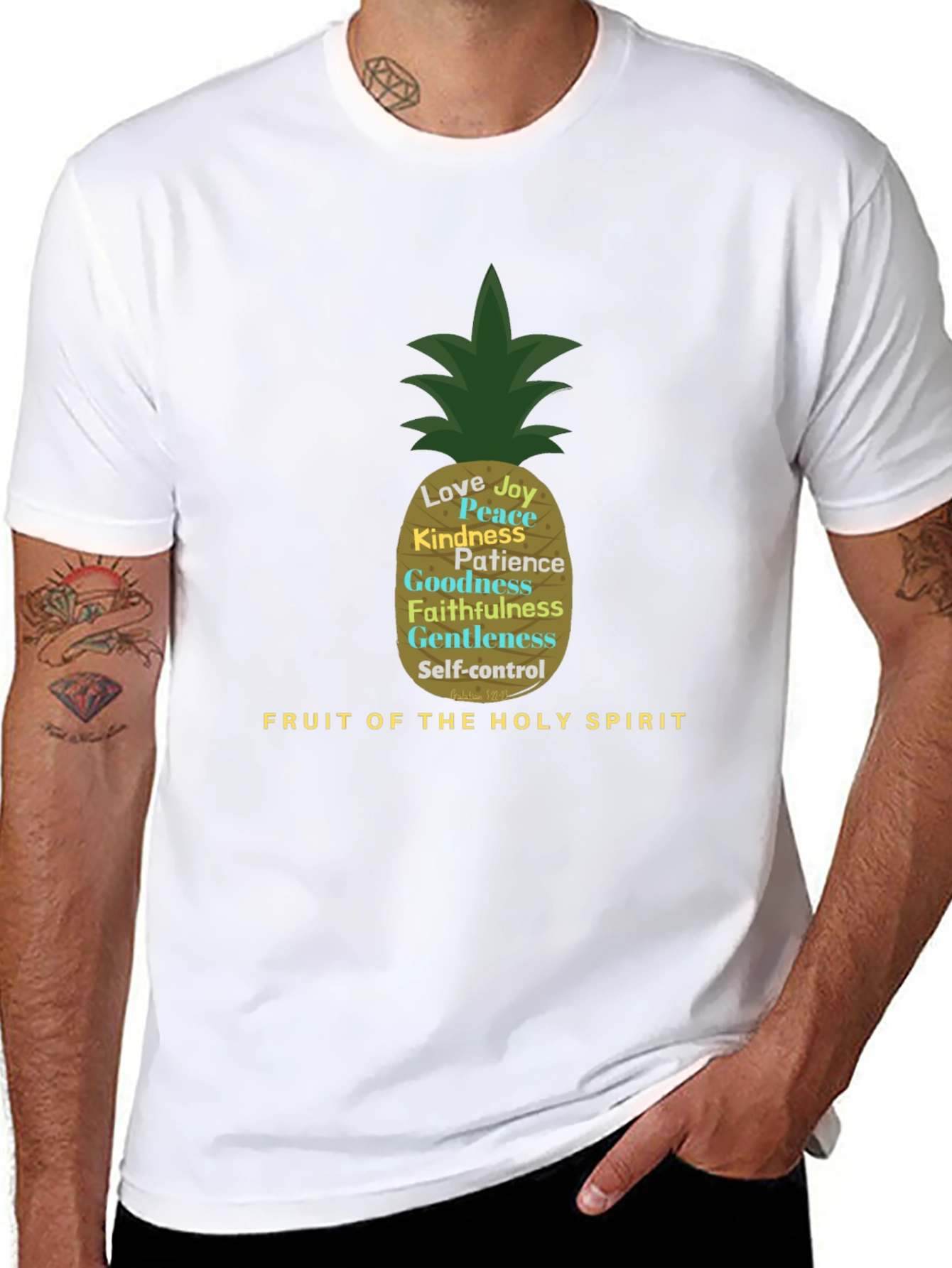 Fruit of the Spirit Pineapple Graphic Tee