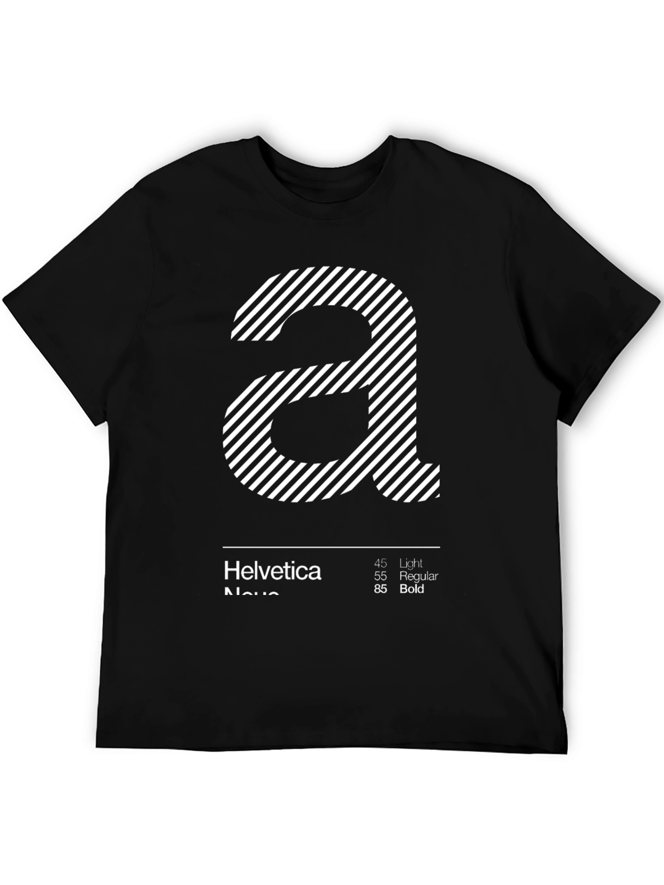 Helvetica Neue Font T-Shirt - Graphic Design Tee
