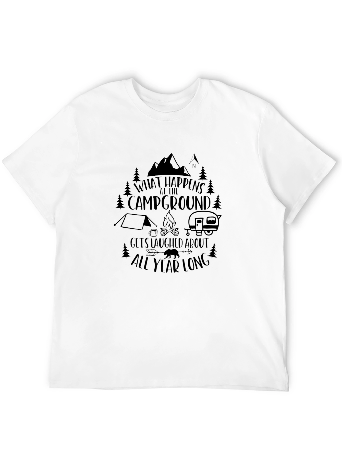 Campground T-Shirt - What Happens at the Campground