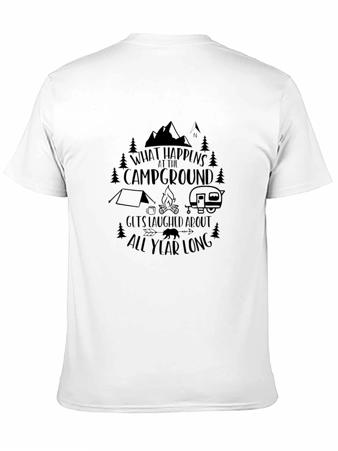 Campground T-Shirt - What Happens at the Campground