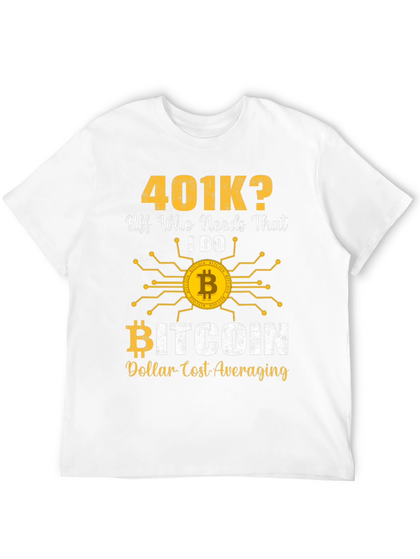 Bitcoin 401k T-Shirt Crypto Investing Tee