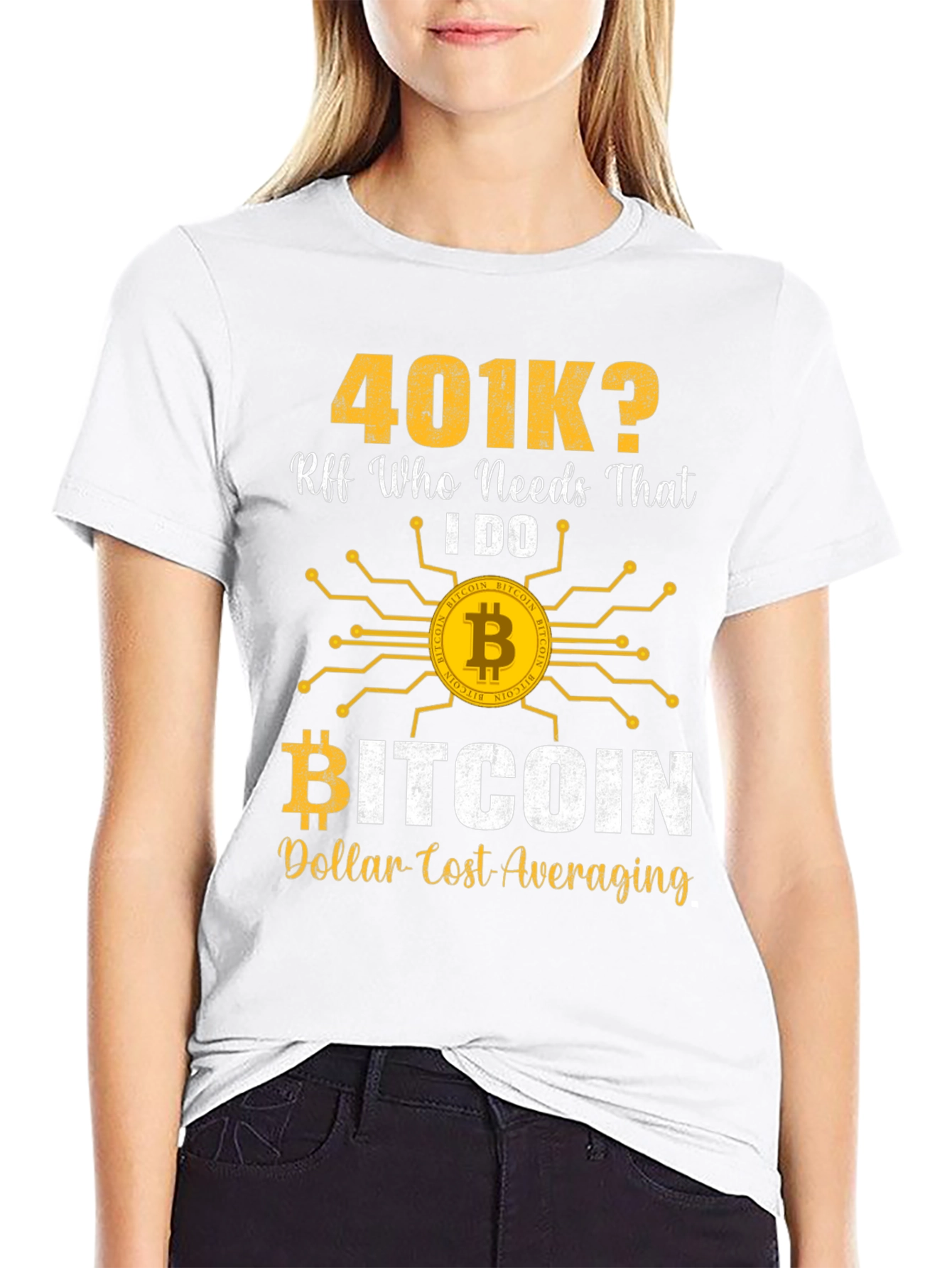 Bitcoin 401k T-Shirt Crypto Investing Tee