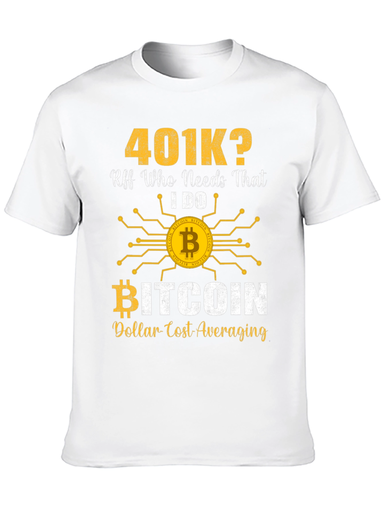 Bitcoin 401k T-Shirt Crypto Investing Tee