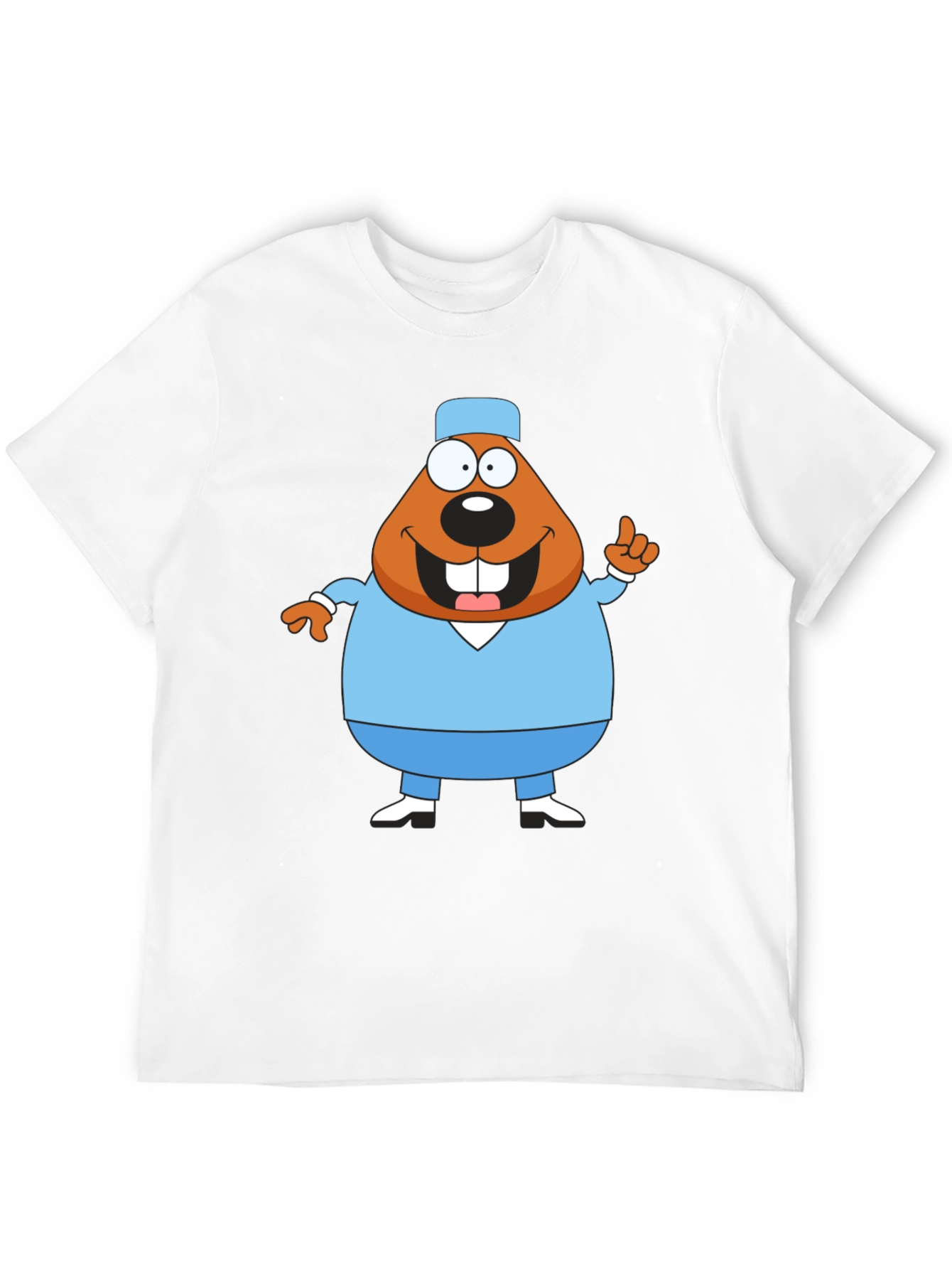 Cartoon Beaver Doctor T-Shirt