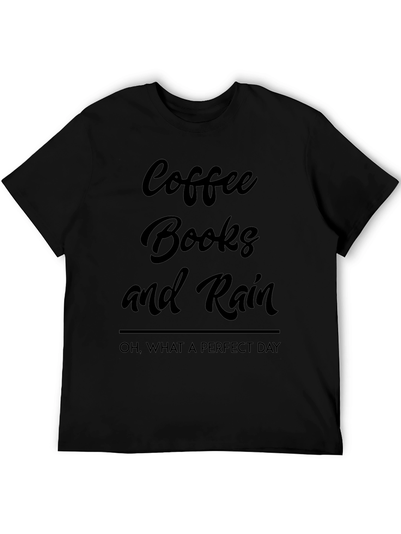 Coffee Books and Rain T-Shirt - Perfect Day Tee