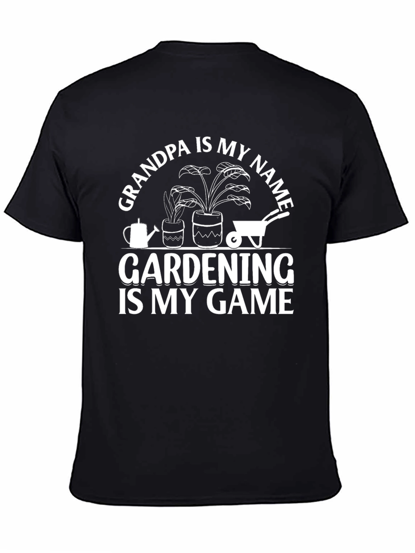Grandpa Gardening T-Shirt: Name Game