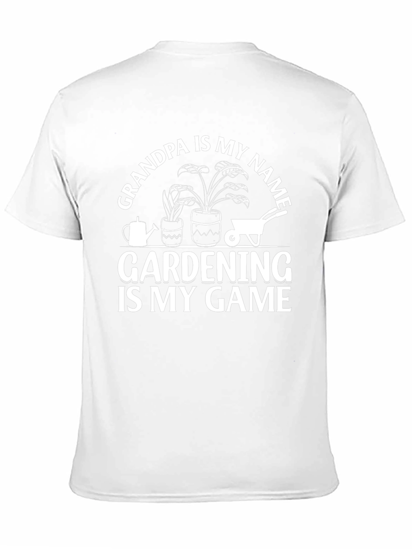 Grandpa Gardening T-Shirt: Name Game