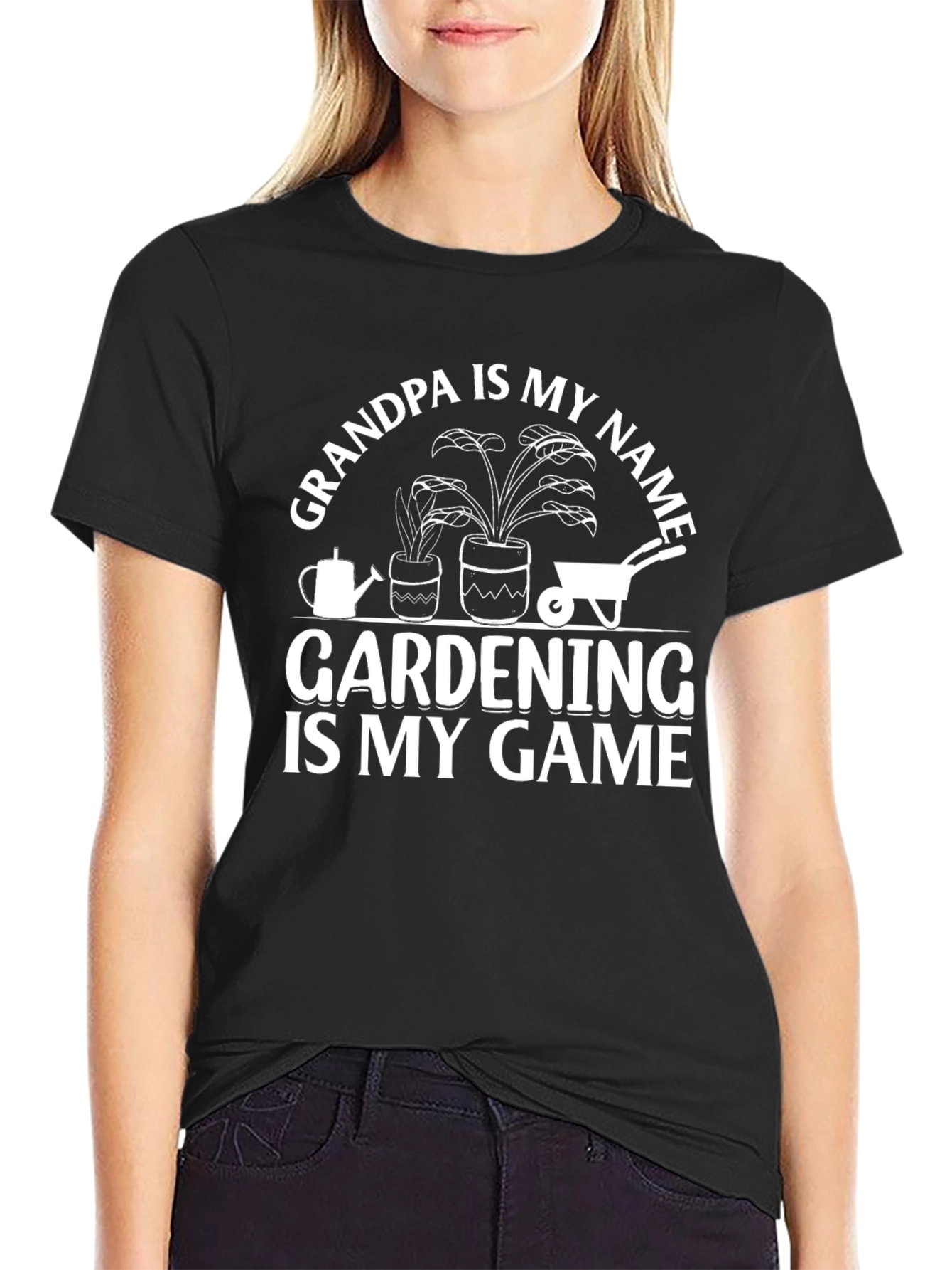 Grandpa Gardening T-Shirt: Name Game