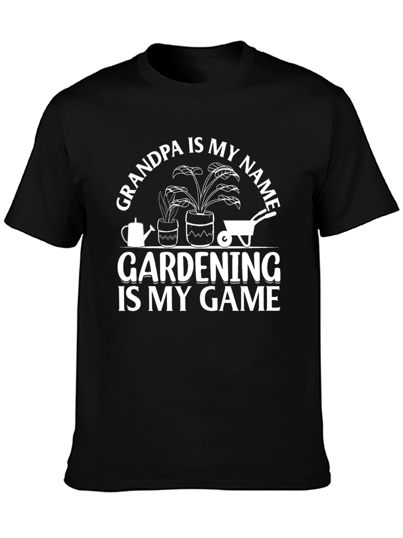 Grandpa Gardening T-Shirt: Name Game