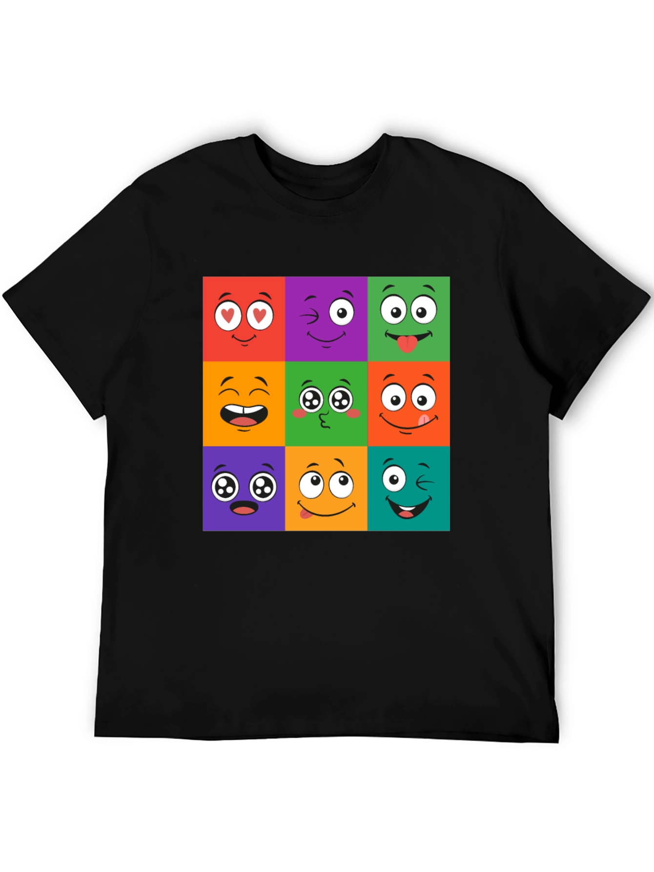 Fun Emoji Faces T-Shirt - Express Yourself!