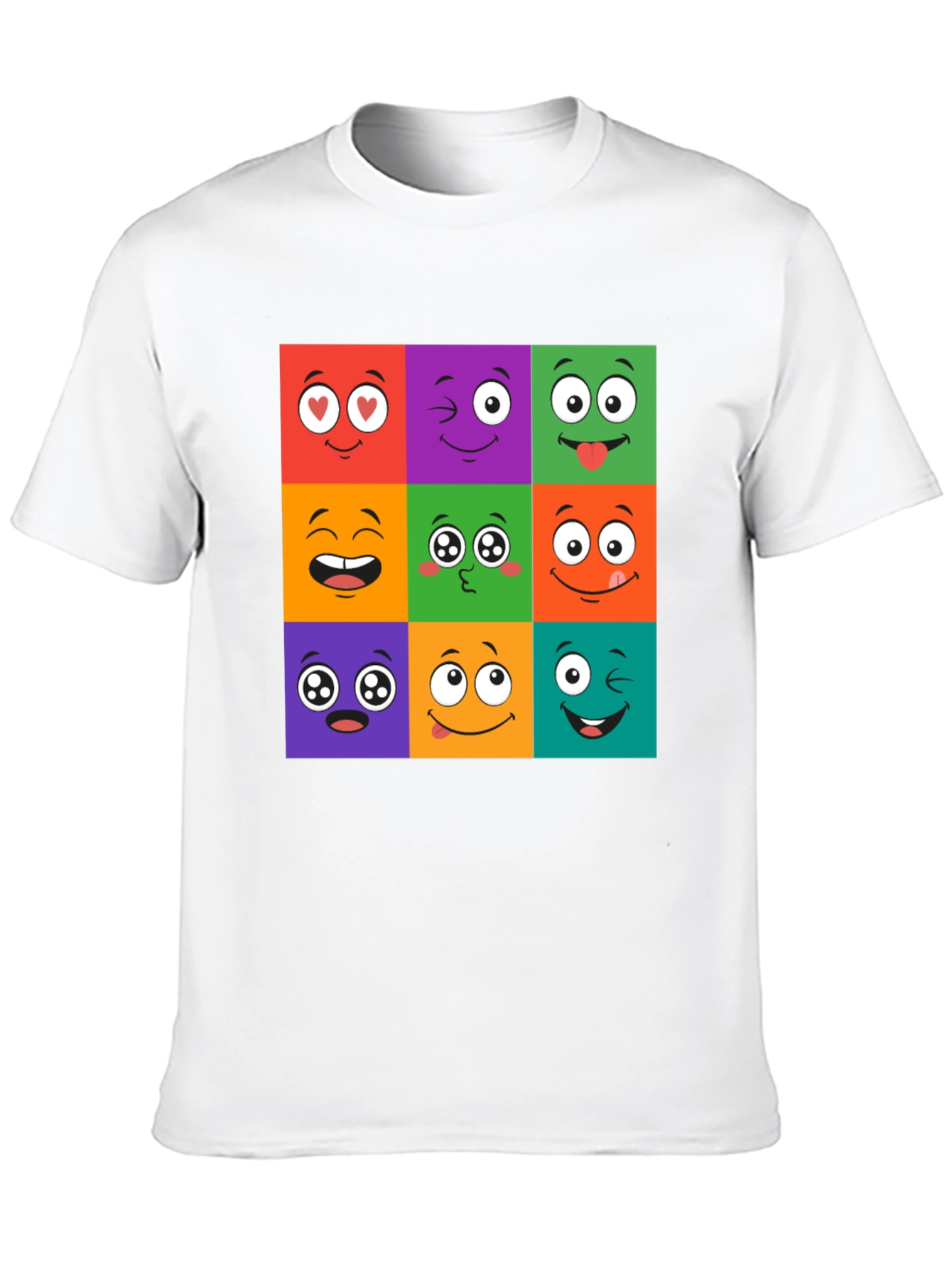 Fun Emoji Faces T-Shirt - Express Yourself!
