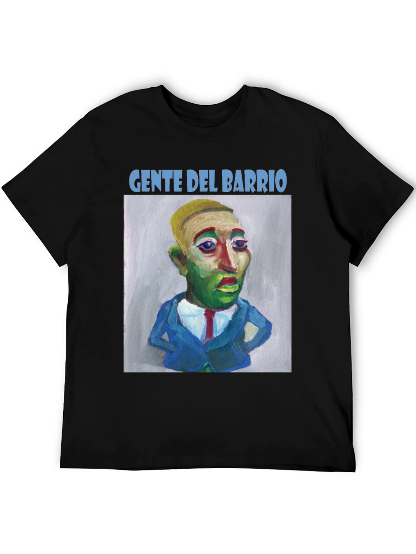 Gente Del Barrio Graphic Tee - Quirky Art T-Shirt