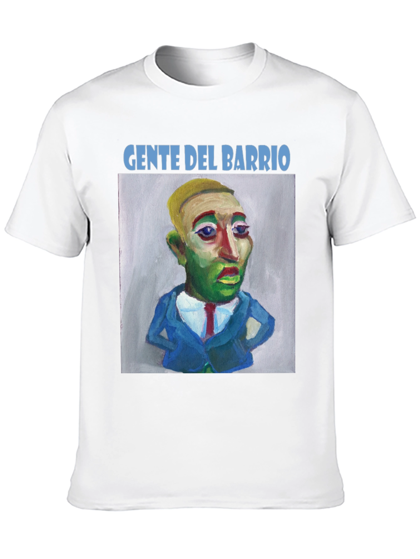 Gente Del Barrio Graphic Tee - Quirky Art T-Shirt