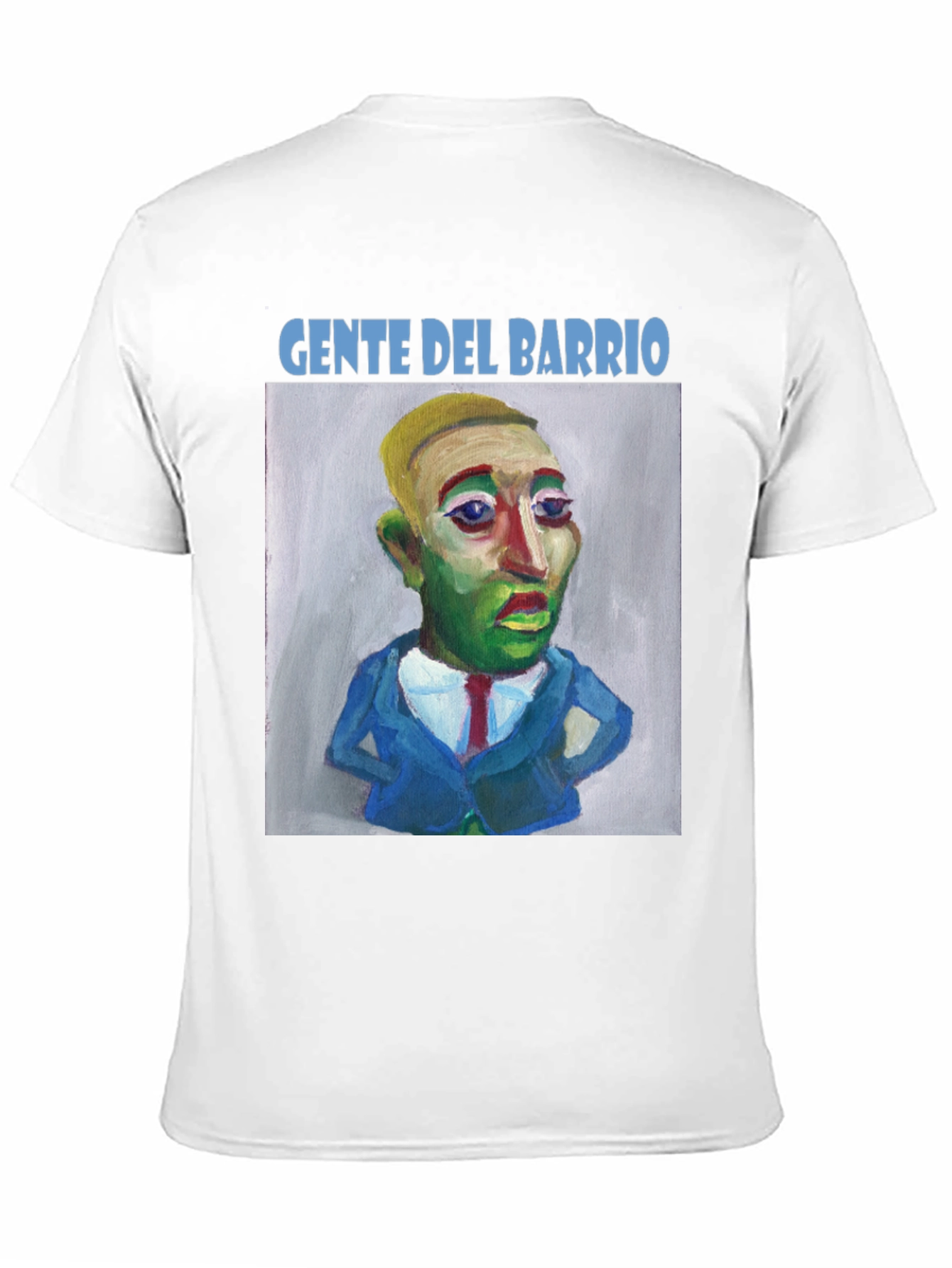 Gente Del Barrio Graphic Tee - Quirky Art T-Shirt