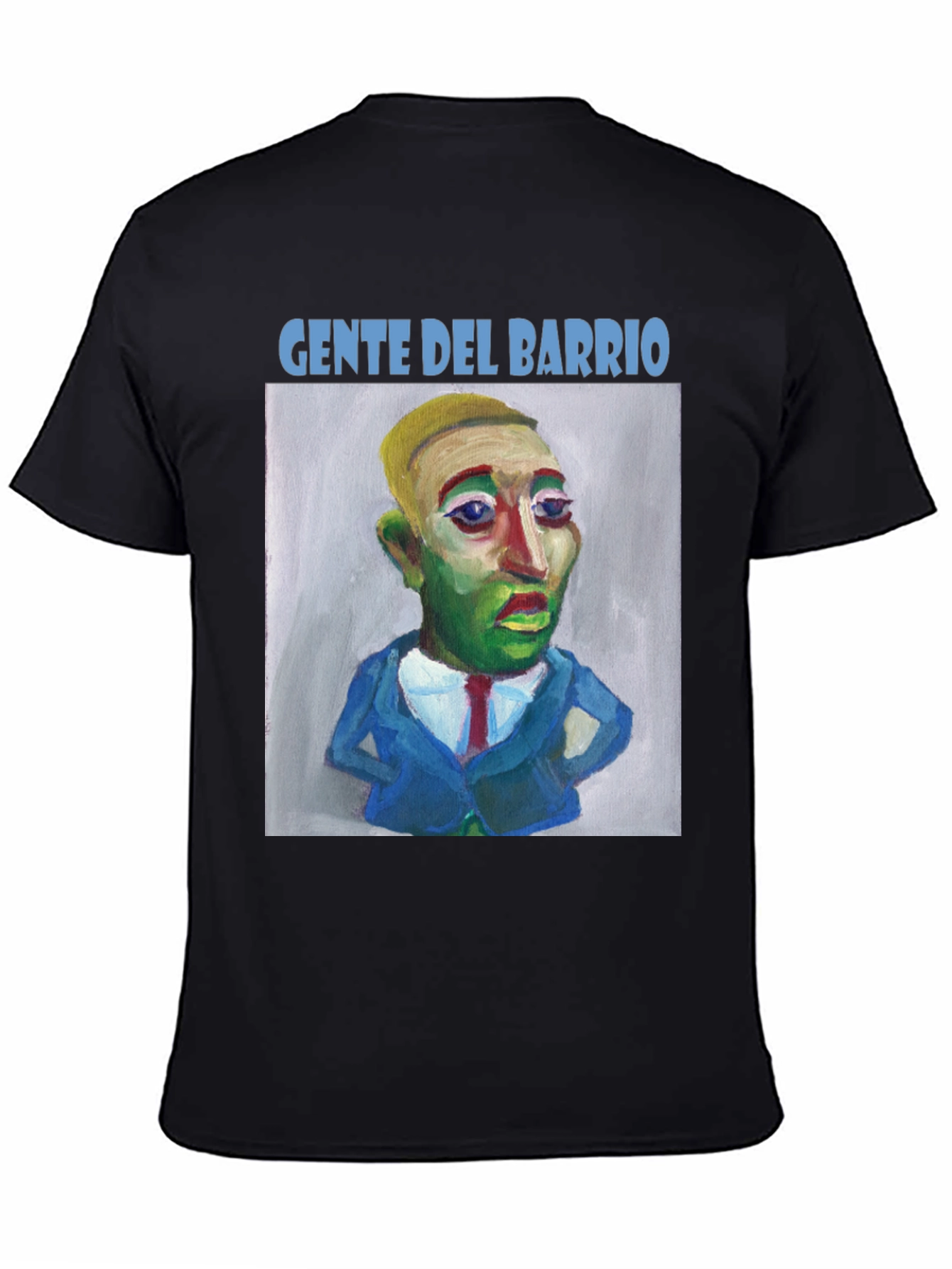 Gente Del Barrio Graphic Tee - Quirky Art T-Shirt