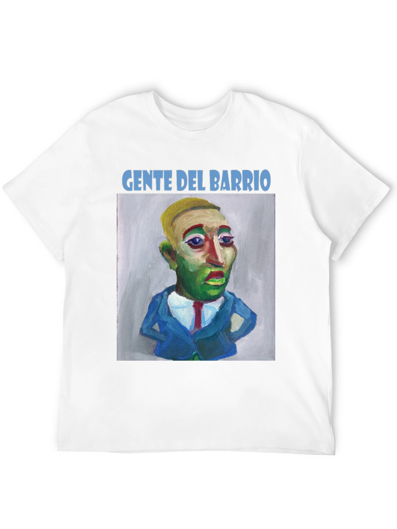 Gente Del Barrio Graphic Tee - Quirky Art T-Shirt
