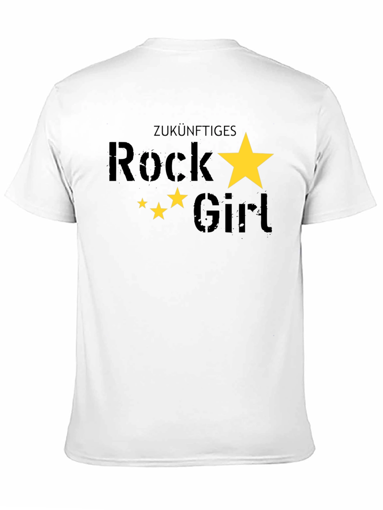 Future Rock Girl Black Graphic Tee