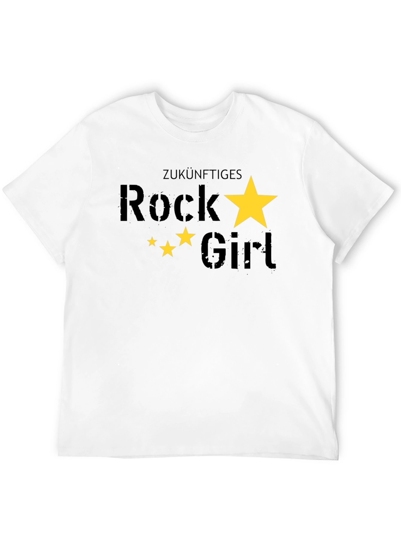 Future Rock Girl Black Graphic Tee