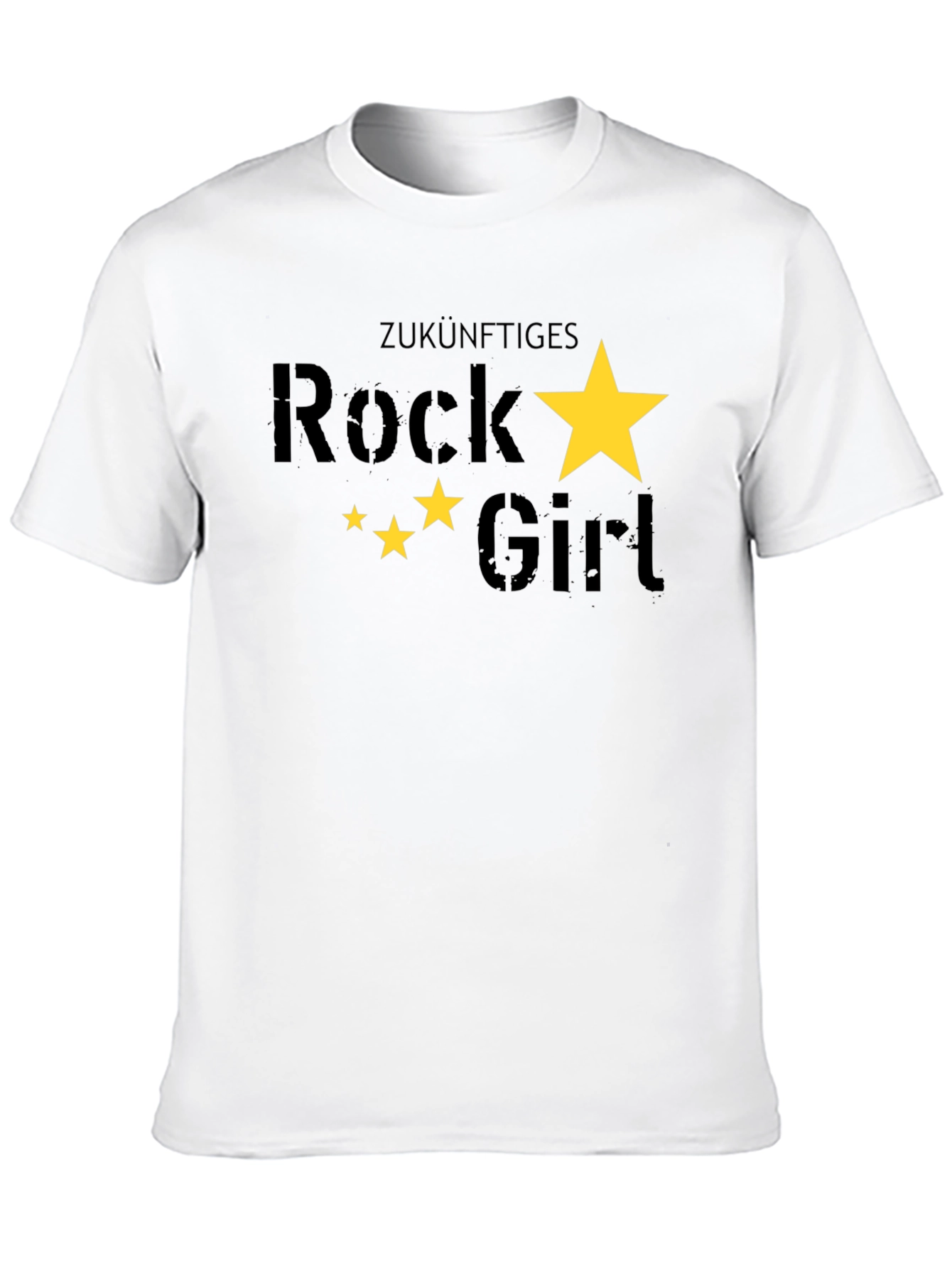 Future Rock Girl Black Graphic Tee
