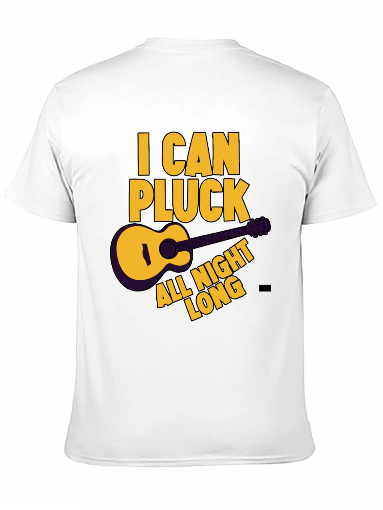 I Can Pluck All Night Long Black T-Shirt