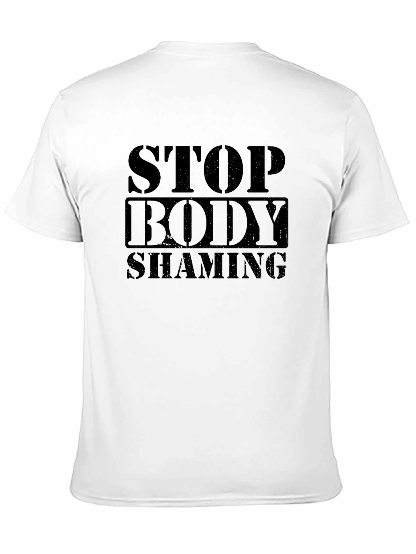 Stop Body Shaming Black T-Shirt